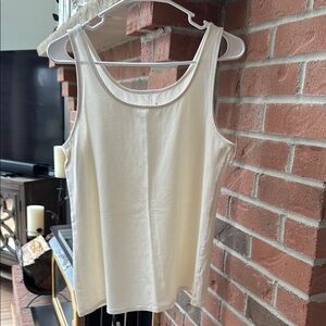 JJill Women's Cream Tank Top